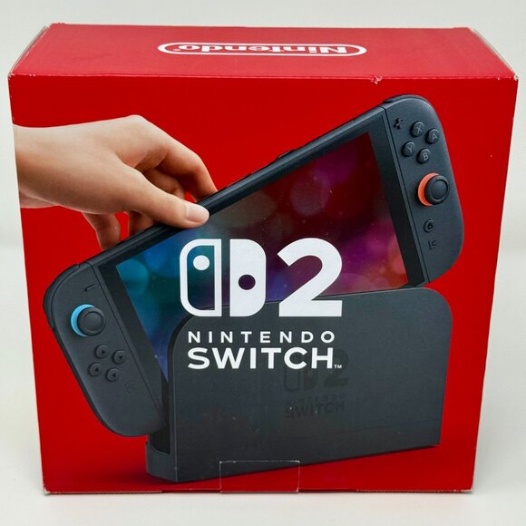 New Nintendo Switch 2 Console 2025 Model Sealed Handheld System Gray/Black - Picture 2 of 7